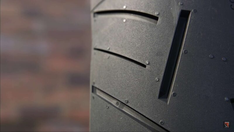 Close up of bike tires